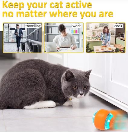 PurrPulse Smart Rolling Ball
